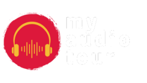logo my audio tour fond transparent blanc